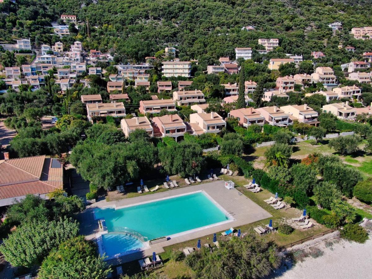 Pebbles And Sea At Barbati With Shared Pool Apartment Exterior foto